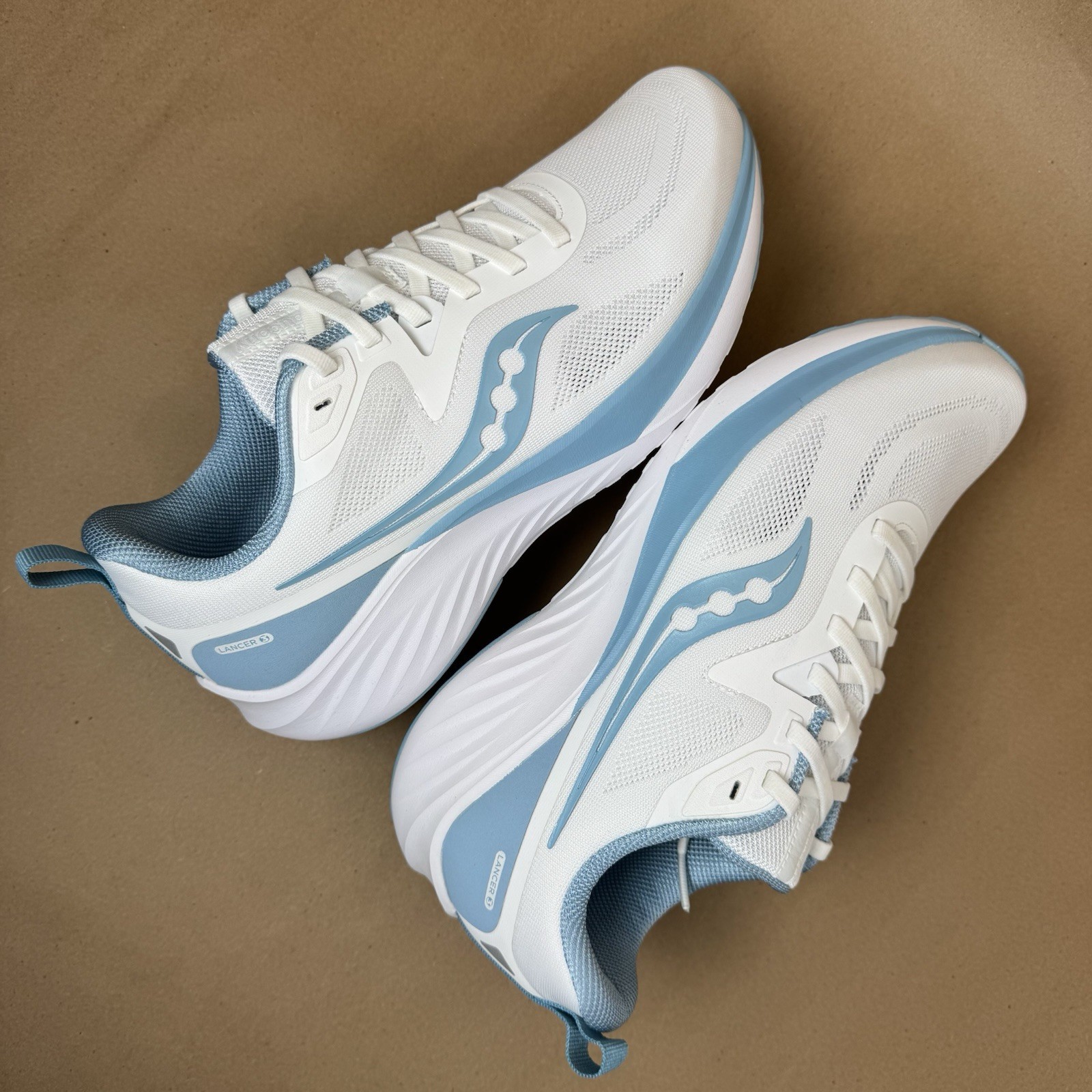 Saucony Lancer 3 Womens Sneakers White Blue Ink Trainer Athletic Shoes Size 11 thumbnail 14