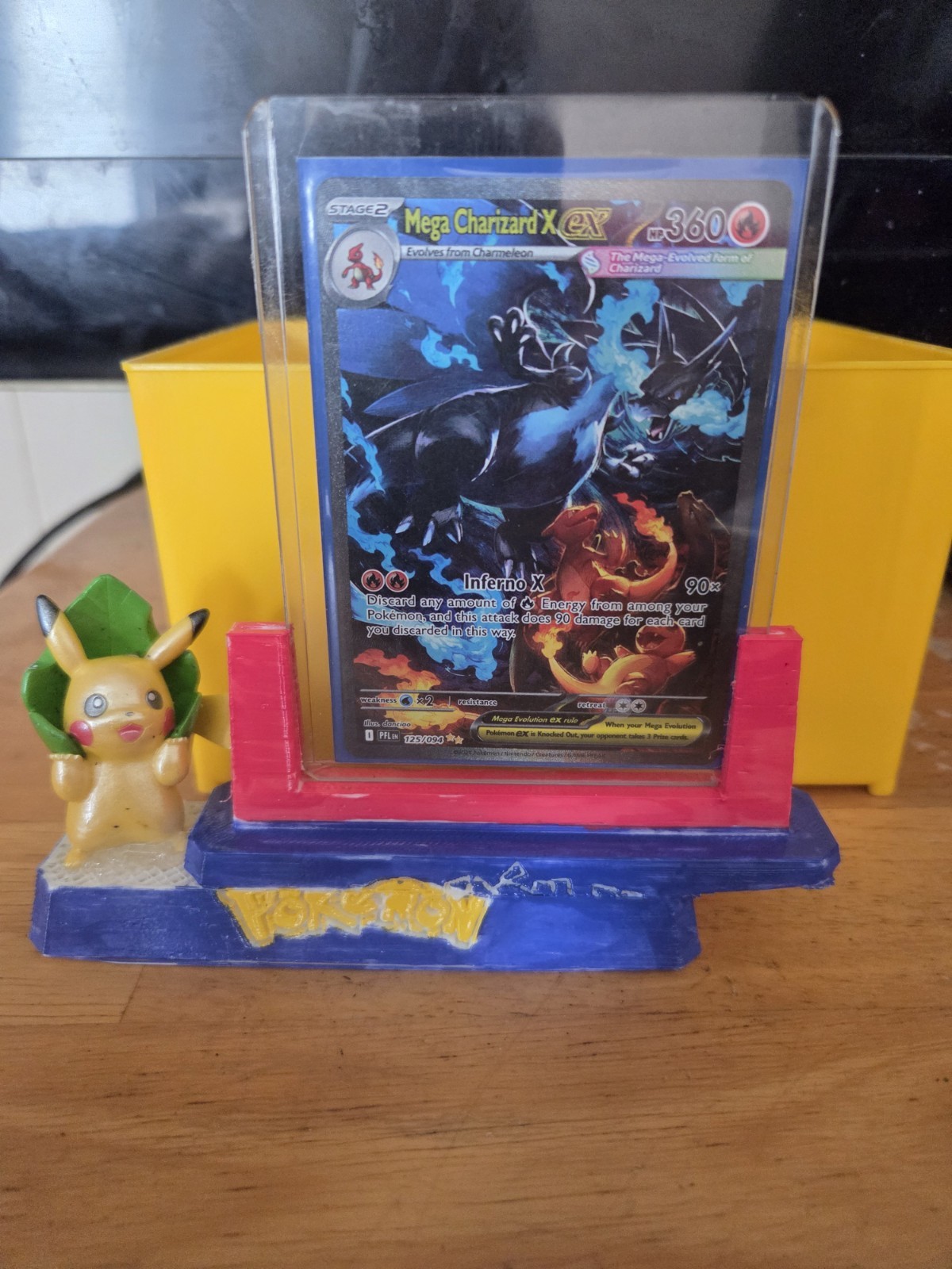 New Chase Pack 2025 Pokemon Phantasmal Flames - 125/094 Mega Charizard X ex SIR