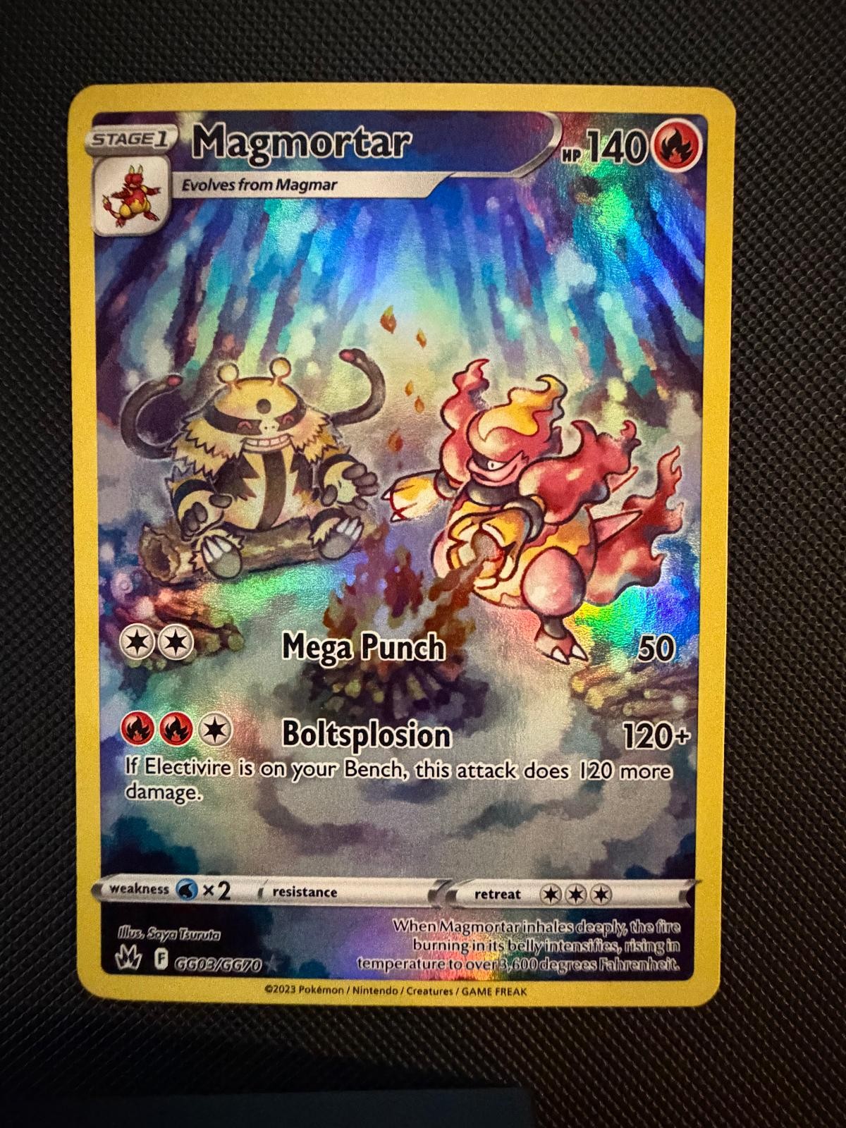 Magmortar GG03/GG70 Holo Crown Zenith Galarian Gallery Pokemon NM