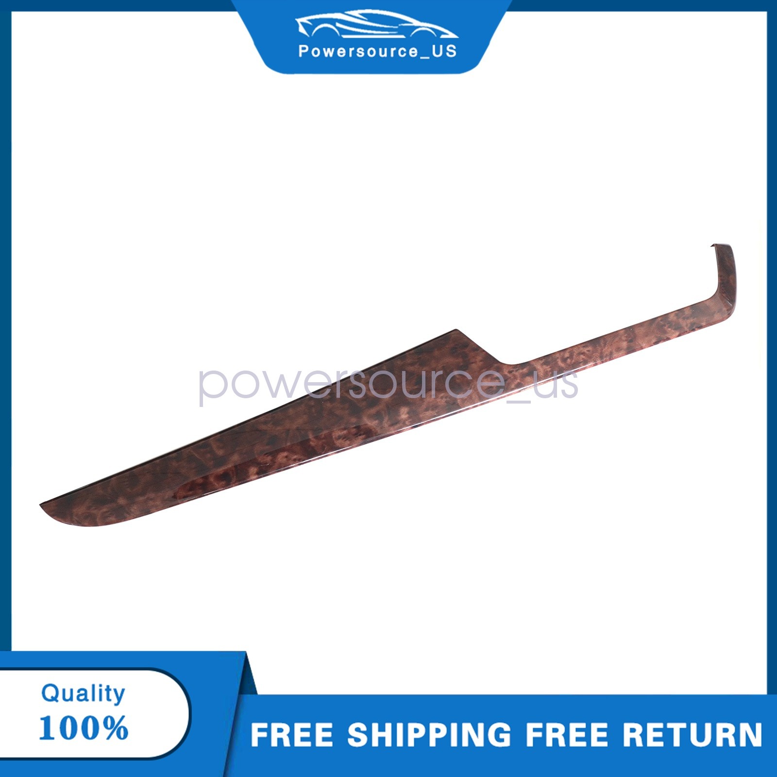 For Benz C300 C250 C180 2012-14 Agate Wood Grain Center Console Dash Stirp Trim