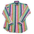 Mens Polo Ralph Lauren Button Up Shirt Striped Multicolor Regent Classic Fit M