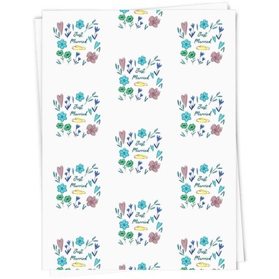 Geschenkpapier/Geschenkanhänger ''Just Married'' (GI053392)