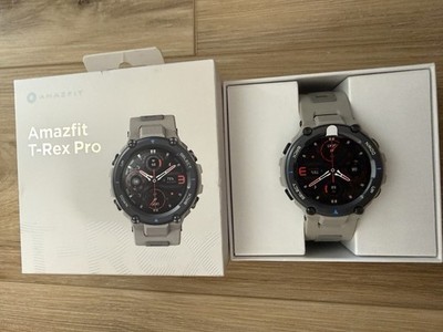 Amazfit T-Rex Pro Smart Watch 1.3  Display GPS Fitness Watch - Grey, Brand New