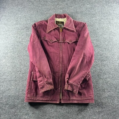 Red Leather 1970s Vintage Outerwear Coats & Jackets for Men for