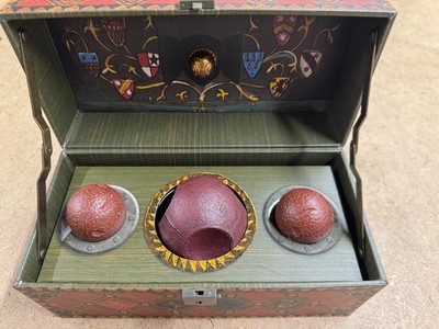 Harry Potter Collectible Quidditch Set In Keepsake Box - Great Condition