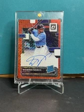 WANDER FRANCO 2022 DONRUSS OPTIC ROOKIE RED MOJO PRIZM AUTO RC 14/99