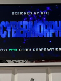Atari Jaguar System Console Bundle Cybermorph Cartridge Original Box Inserts