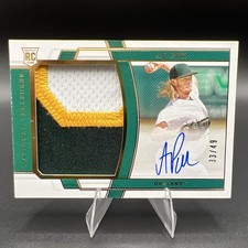 2020 Panini National Treasures - Rookie Material Signatures A.J. Puk  /49