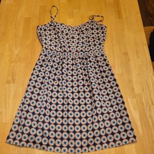 J. Crew Factory Size 10 Printed Seaside Cami Dress 100% Polyester