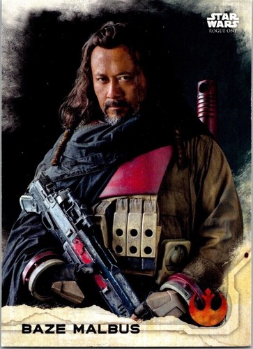 Baze Malbus [Gray] #3 Star Wars 2016 Topps Rogue One card