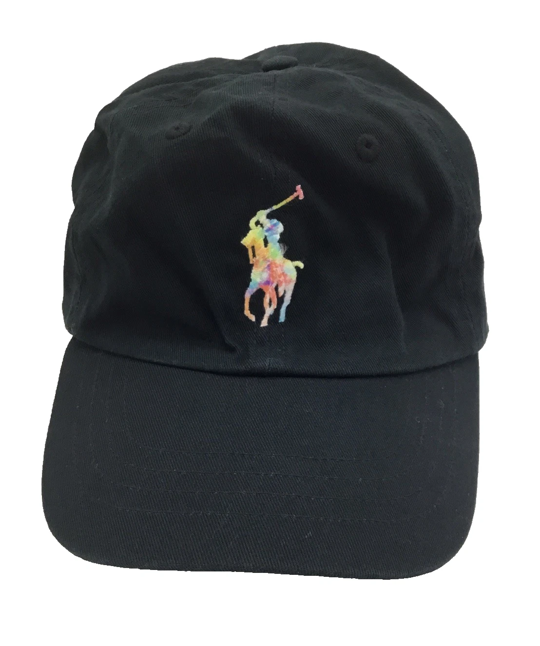 Polo Ralph Lauren Men's Embroidered Chino Baseball Cap, Black, One Size