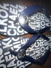Authentic Michael, Kors Platform Flip-Flops Size 11, NavyWhite W/ Silver Logo — photo 10