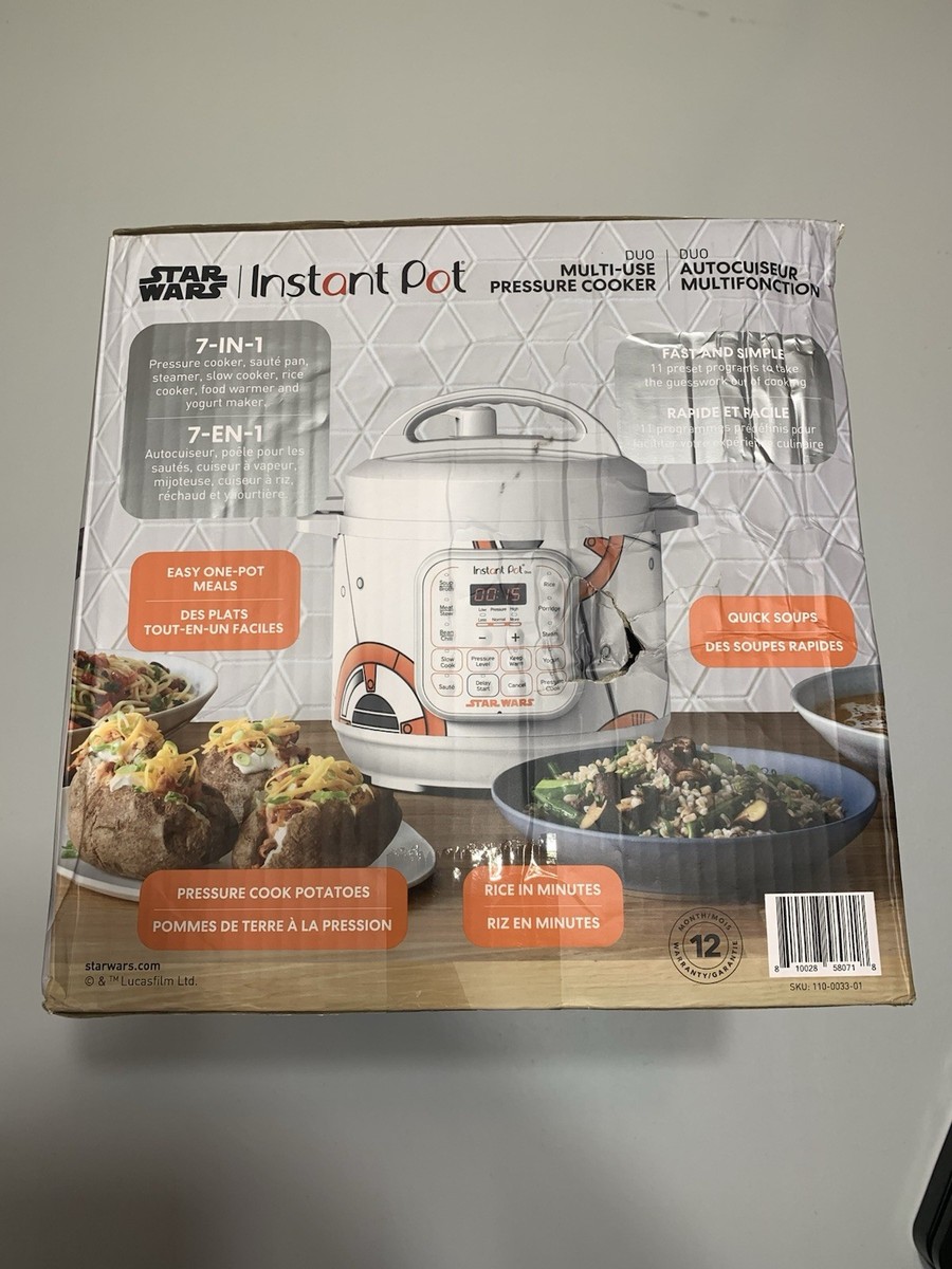 Star Wars Instant Pot BB-8 Duo Multi Pressure Cooker w/ Drink
