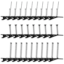 120PCS Metal Duck Bill Hair Clips with Spring DIY Hairpins Barrettes for Home...