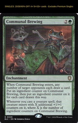 Communal Brewing 29 R Commander: Bloomburrow Magic: The Gathering NM/M