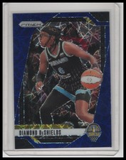 2024 Panini Prizm WNBA #8 Diamond DeShields Blue Velocity Prizms