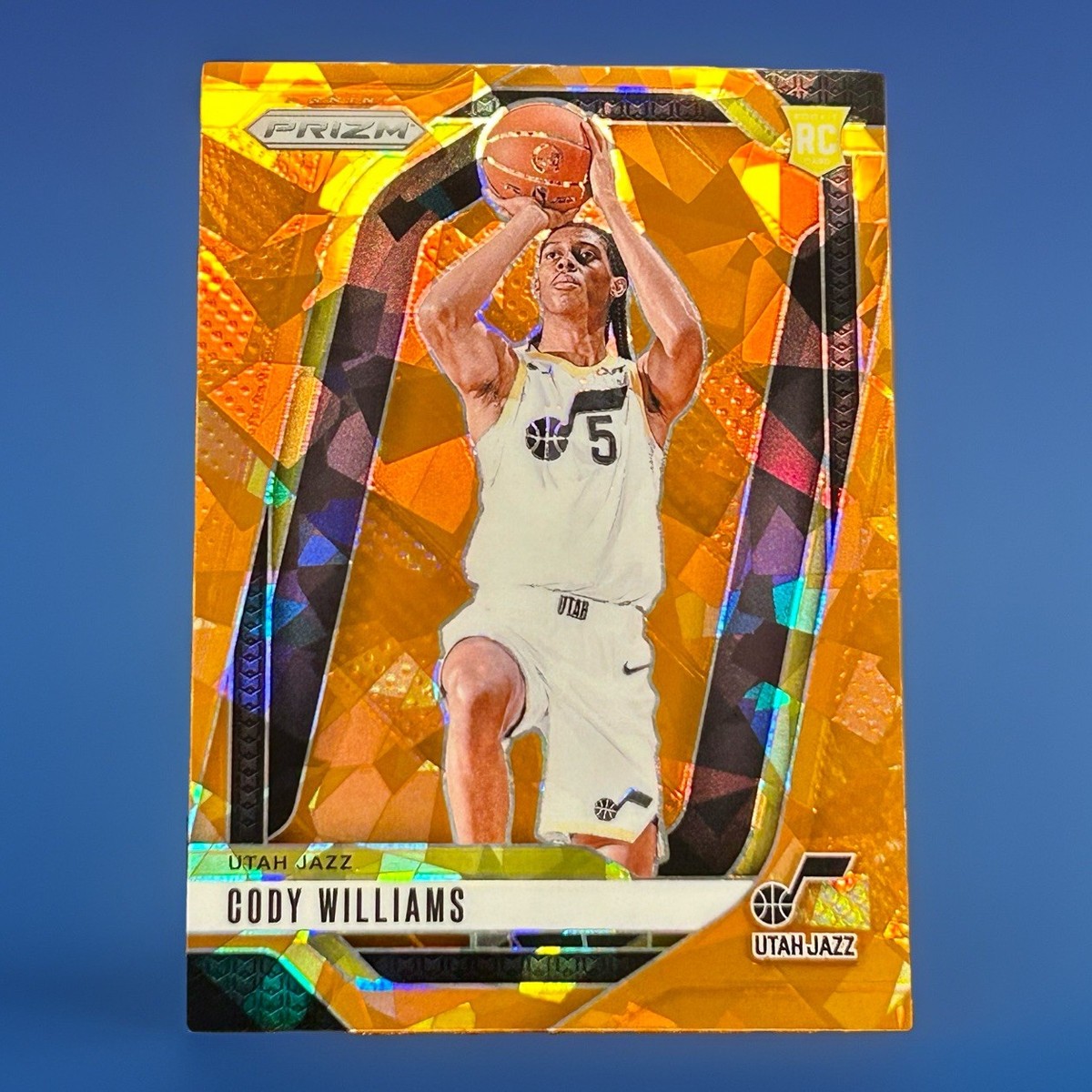 ROOKIE　カード　送料無料☆キラキラ　プレミア Cody Williams Rookie Card Orange Ice Prizm 2024-25 Panini Prizm