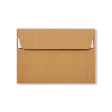 100 EcoSwift 6.5 x 4.5 Rigid Photo Mailers Stay Flats Brown Cardboard Self Se...