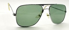 Vintage Silver Pilot Metal Sunglasses FRAMES ONLY Taiwan