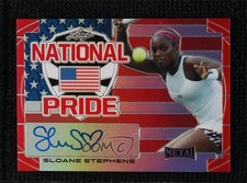 2016 Leaf Metal National Pride Red 2/3 Sloane Stephens #NP-SS1 Auto 0e61
