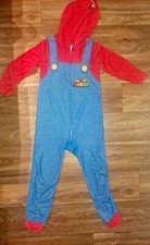 Nintendo Super Mario Bros Small Unisex Hooded Pajamas Costume