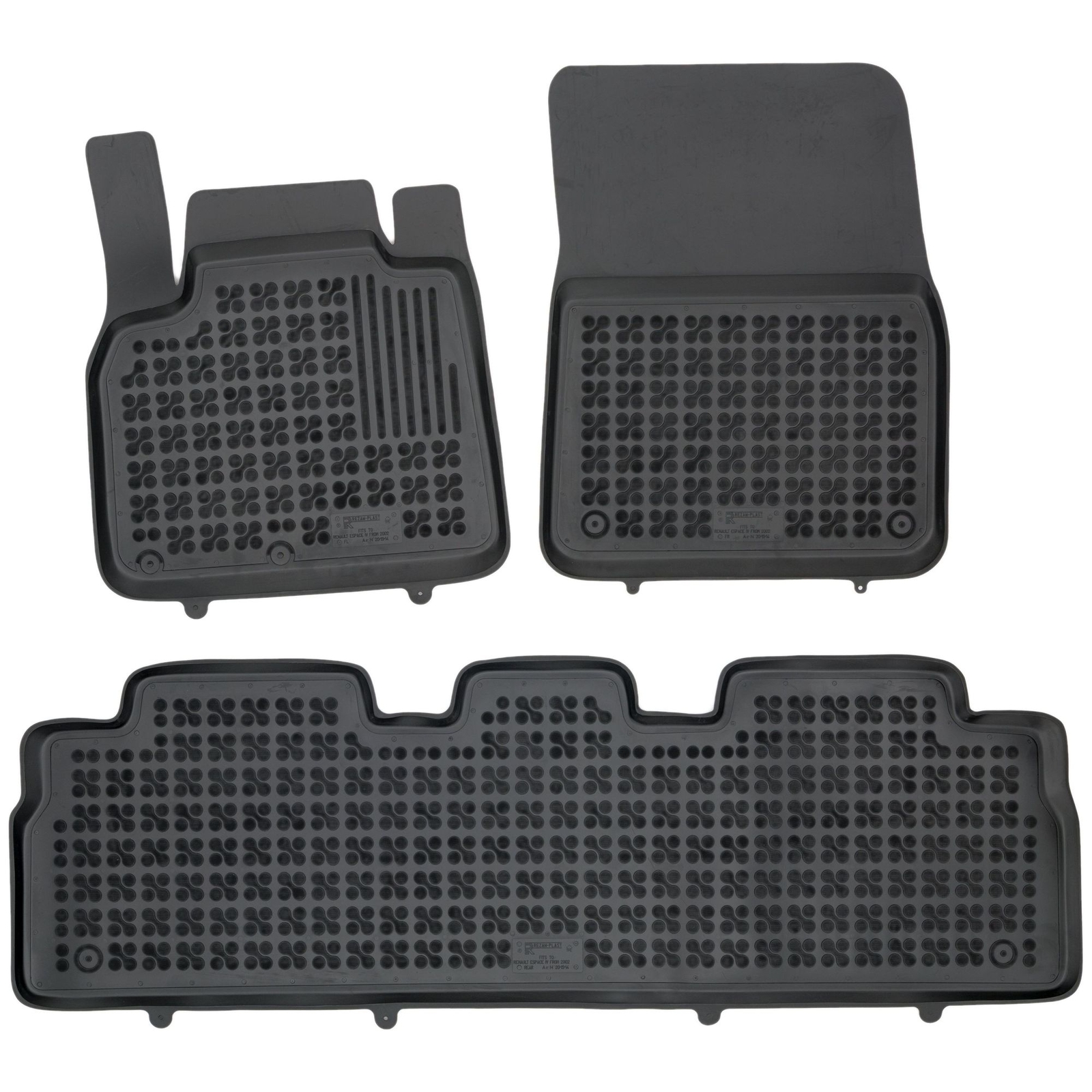 Tapis de sol caoutchouc Renault Espace IV protège la moquette de la boue et de la pluie