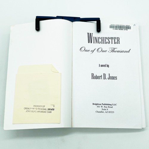 Winchester One of One Thousand by Robert D. Jones 2012 Paperback Ex-Library - Picture 5 of 10