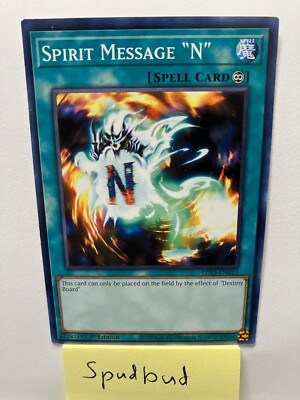 x3 Spirit Message ''N'' Common 3x LDS3-EN013 (Near Mint 1st Edition)