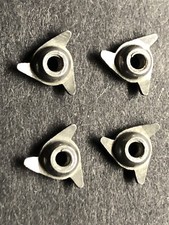 4 Slot Car 1/24 scale Tapered Axle 3 Prong Knock Offs Rare Similar To Cox