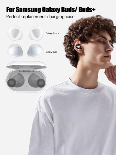 Samsung Galaxy Buds Case Charging Wireless Replacement Latest Smart Chip White - Picture 7 of 7