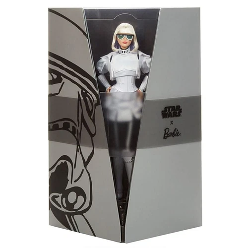 STAR WARS STORMTROOPER X BARBIE DOLL 2020 GOLD MATTEL GLY29 NRFB