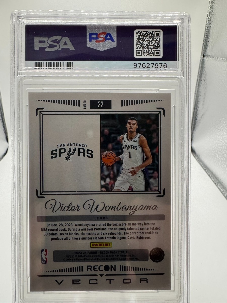2023-24 Panini Recon - Vector Victor Wembanyama #22 (RC) for