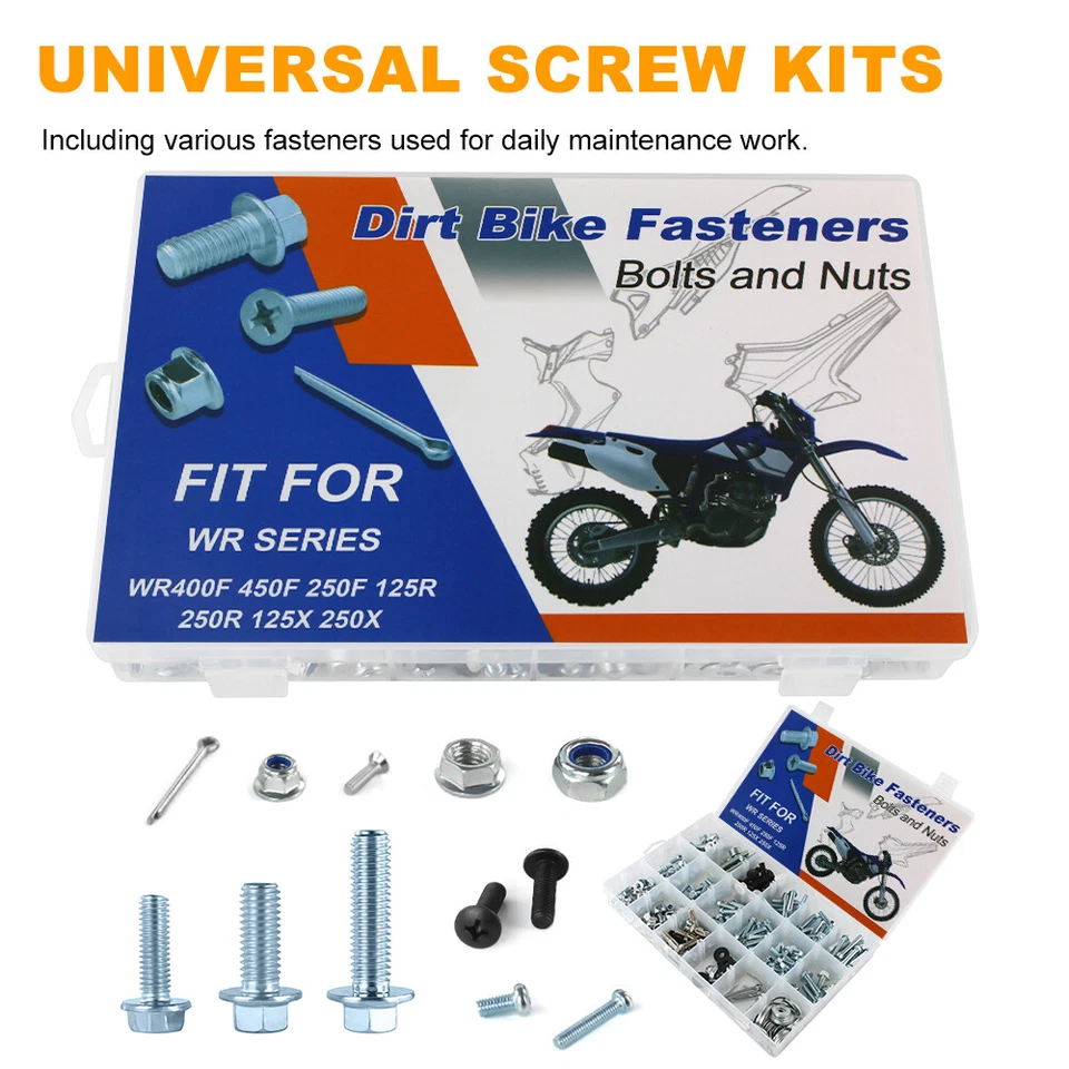 Kit de pernos de cuadro apto para YAMAHA WR250R 2008-2021 WR250X 2008-2021 WR250F 2003-2024 Foto 3 de 4