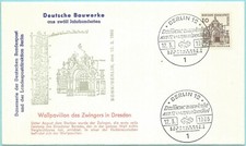 Berlin FDC list pierwszego dnia obiegu MiNr. 242 Zwinger 1965 (16_23)