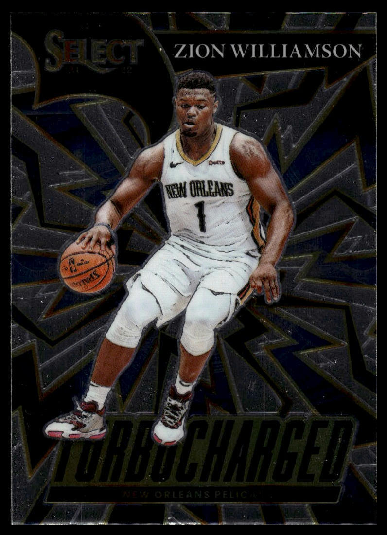 2021-22 Panini Select #1 Zion Williamson Turbo Charged