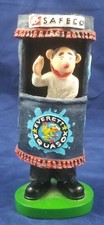 Popfly Pop Fly Mascot RARE 2002 Everett Aquasox Bobblehead Bobble Head SGA