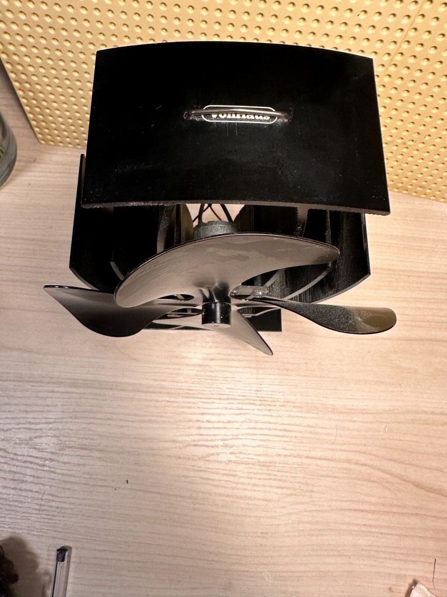 VonHaus 4-Blade Fireplace Fan Heat Powered Stove Fan for Fireplace/Wood  Burner | eBay