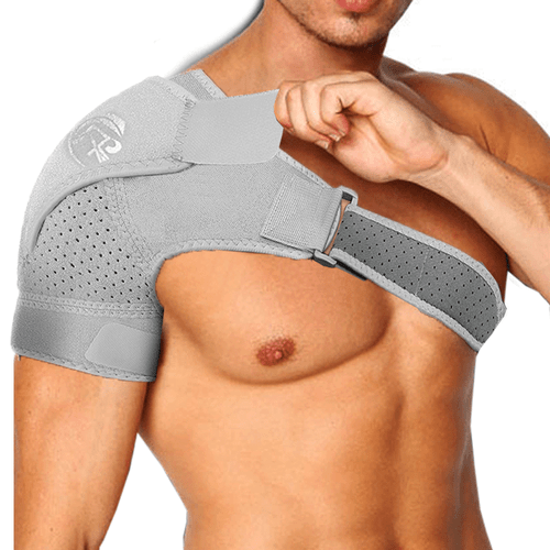 Shoulder Brace Support Compression Sleeve Torn Rotator Cuff AC Joint Pain Relief - Picture 13 of 21
