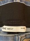 NINE WEST Women’s STRAIGHT LEG Jeans~Size 0~Stretch Cotton Blend ELASTIC Waist — photo 5
