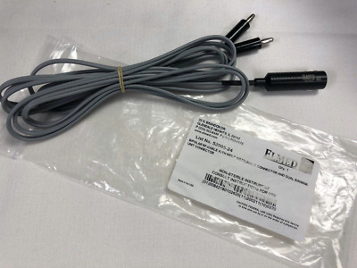 ELMED 52005-24 BIPOLAR CABLE W/ WOLF INSTRUMENT END, DUAL BANANA CONNECTOR (8)