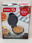 Dash Skull Mini Waffle Maker Non Stick 4" Cooking Surface Black 35W New Open Box
