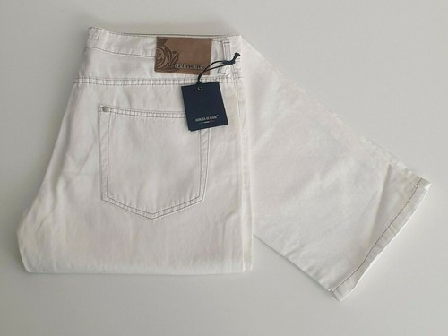 Armata di Mare Pantalone in Lino e Cotone Uomo Bianco Regular -49 %  OCCASIONE | eBay