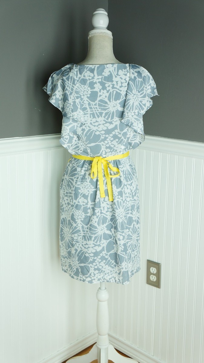 grey flutter sleeve dress Primavera Couture 13144 Prom Dress - Grey