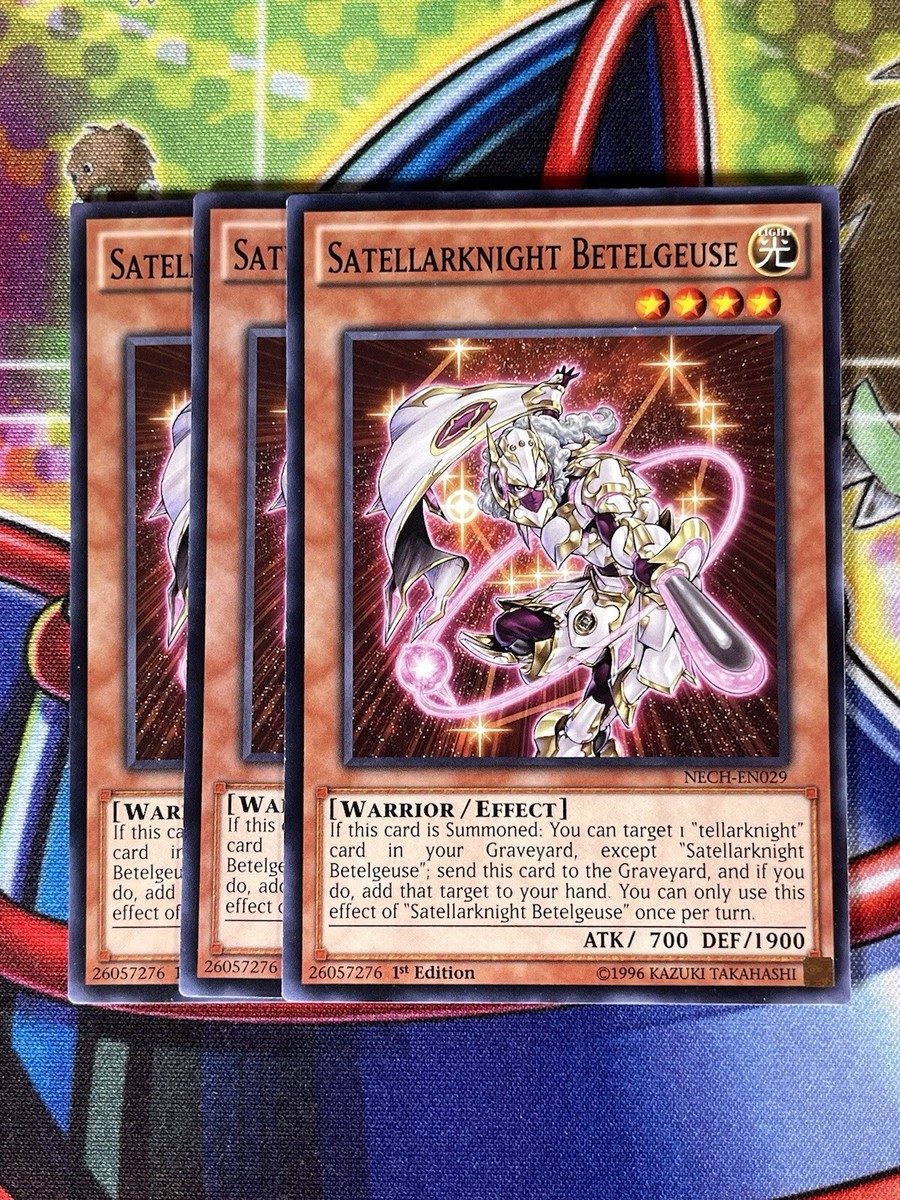 YU-GI-OH! Karte Satellarknight Beteigeuze – Common, NECH-EN029, Licht Krieger Effektmonster