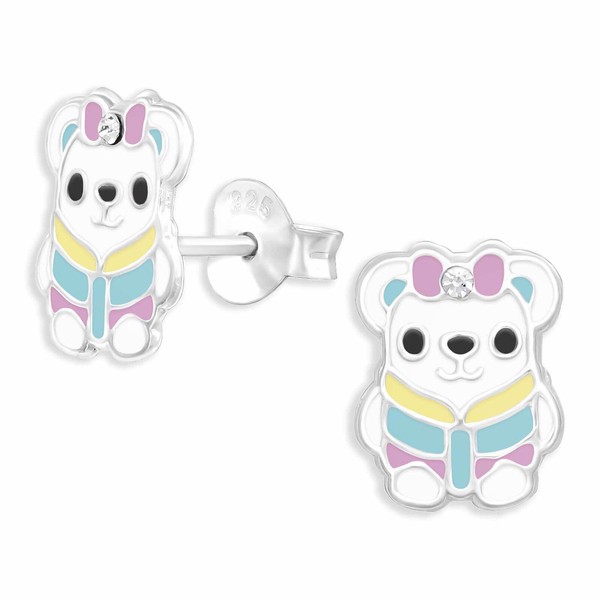 SüßE BäRen Ohrringe Ohrstecker 925 Silber - Kinder Damen MäDchen Schmuck-image