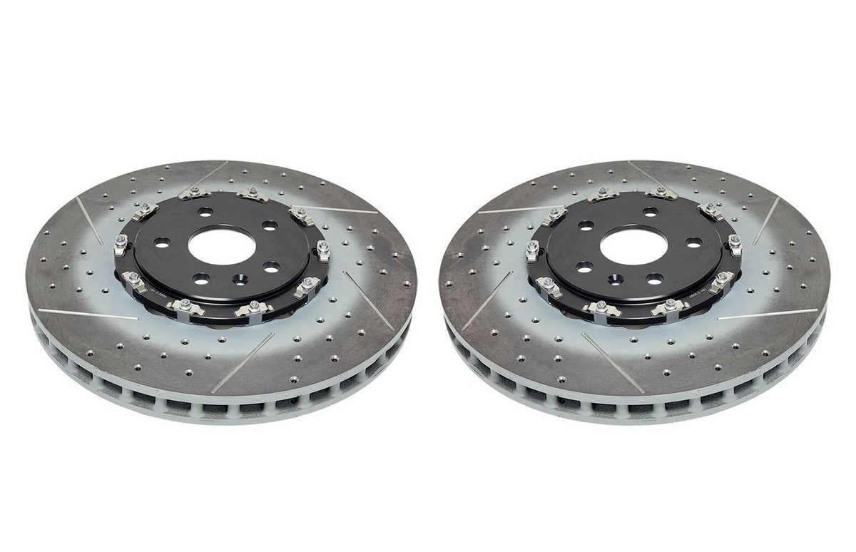 Front Drill Slot Cryogen Brake Rotors 2016-2024 Camaro ZL1 CTS-V