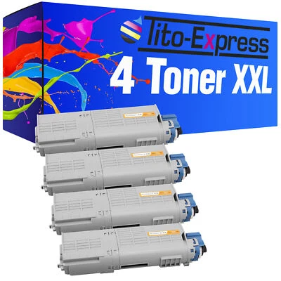 TITO-EXPRESS PROSERIE 4 toner per OKI C532 XXL serie Platinum C 532 DN C 542 DN MC 563 DN MC 573 DN