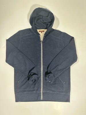 Men s 7 For All Mankind Full-Zip Hoodie in Navy, Size Small