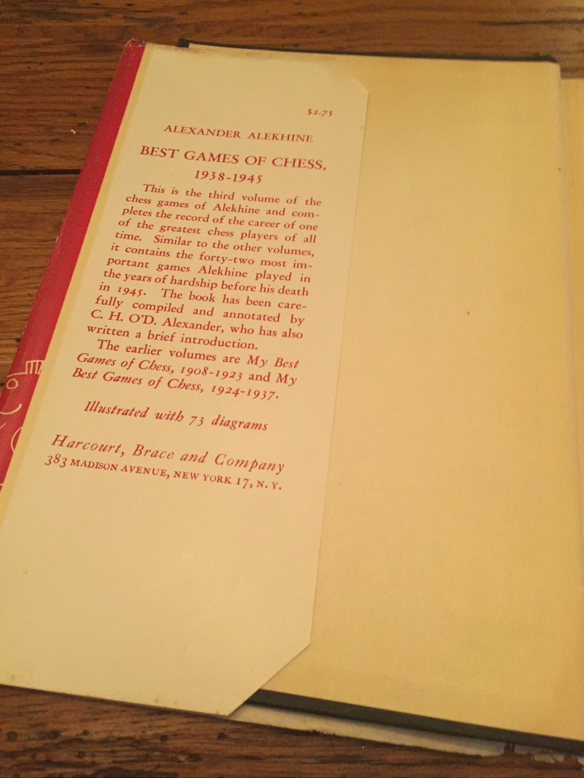 My Best Games - 1924-1937 (My Best Games, Alexander Alekhine