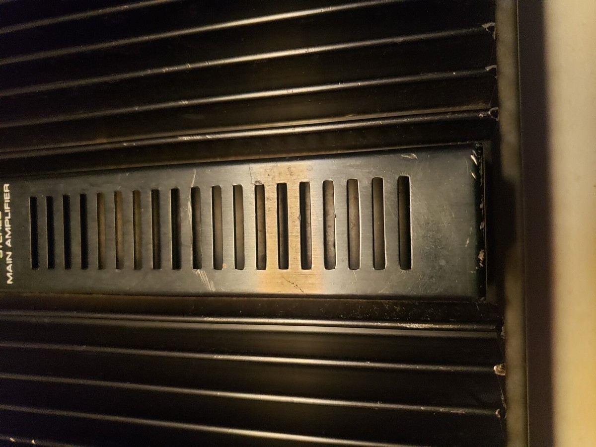 Read Vintage Kenwood KAC-801 Car Stereo Main Amplifier & Original